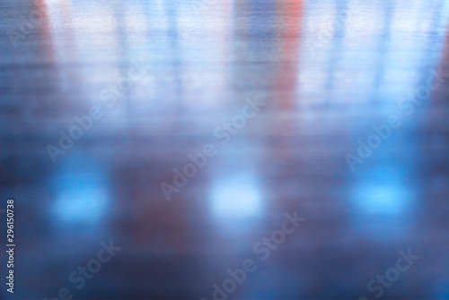 Reflections of wooden table background