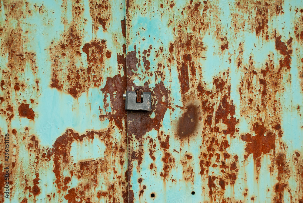 Textures of rusty iron with peeling paint Textures of rusty iron with peeling paint