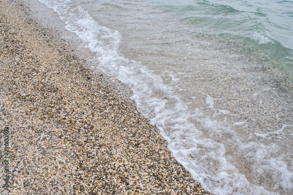 The shore of the Black Sea. Warm air and sea, tourism and pleasure The shore of the Black Sea. Warm air and sea, tourism and pleasure