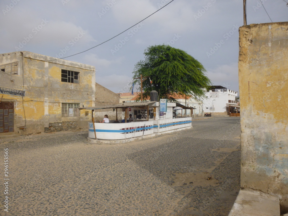 Straße in Sal Rei Straße in Sal Rei