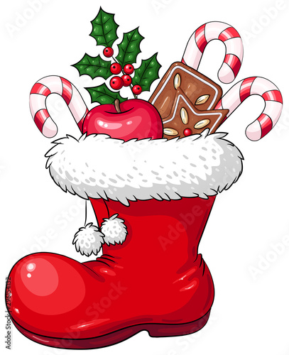 Nikolausstiefel - Vektor-Illustration