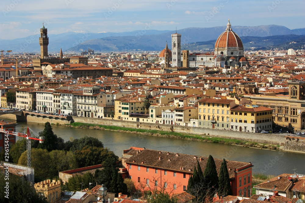 Obraz premium The ancient city of Florence