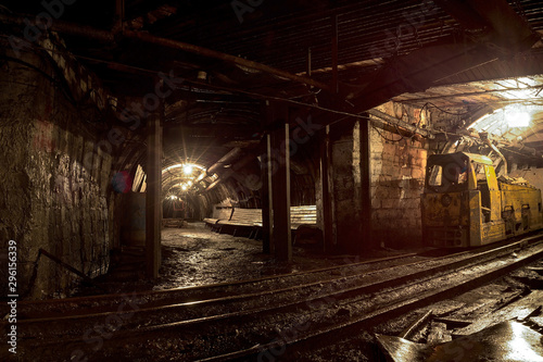 abandoned coal enterprise, underground mining