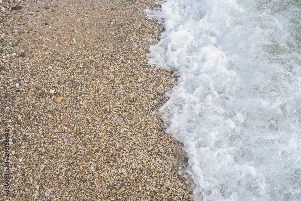The shore of the Black Sea. Warm air and sea, tourism and pleasure The shore of the Black Sea. Warm air and sea, tourism and pleasure