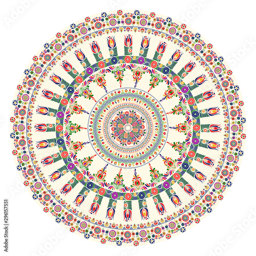 Hungarian round ornament 13