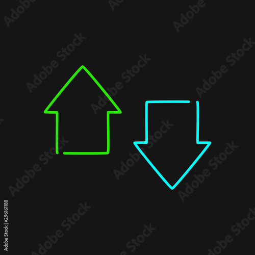 Free Download Neon icon line drawing, vector illustration design. Neon collection. - GFXLoad