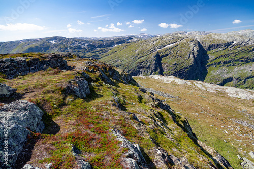 Hiking at Jotunheimen National Park, Norway Scandinavia © bchyla