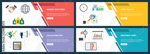 Business investment, chart analysis, calculations rate, investment chart.