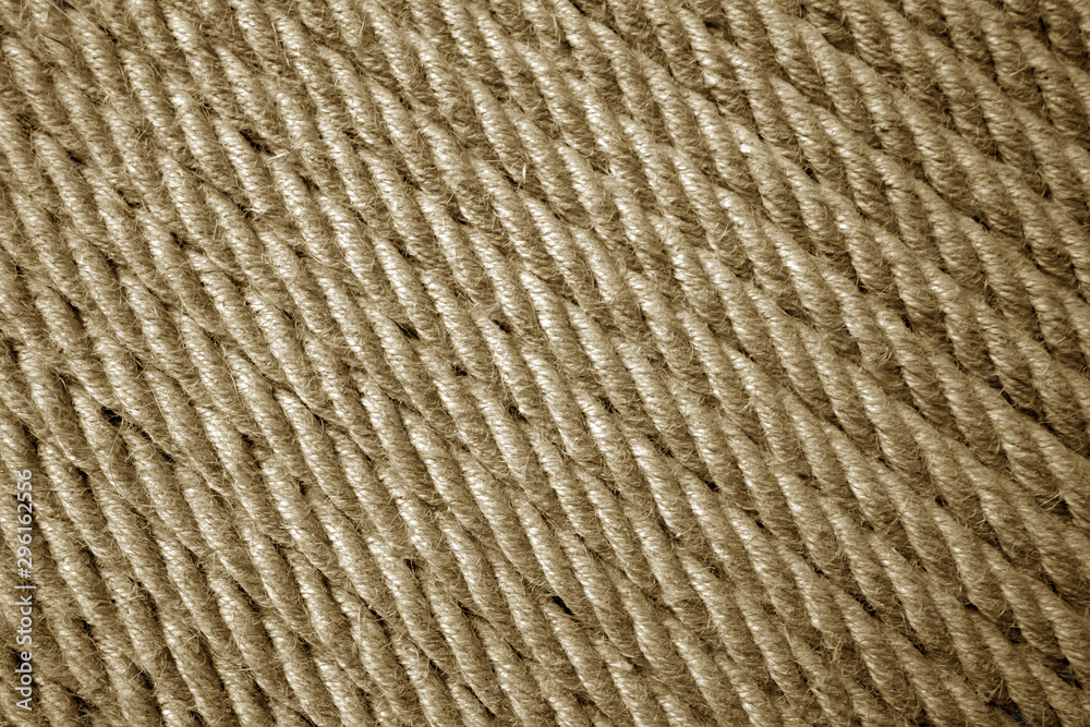 Jute rope pattern in brown color. Jute rope pattern in brown color.