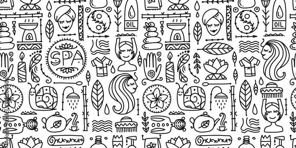 Spa salon background for your design