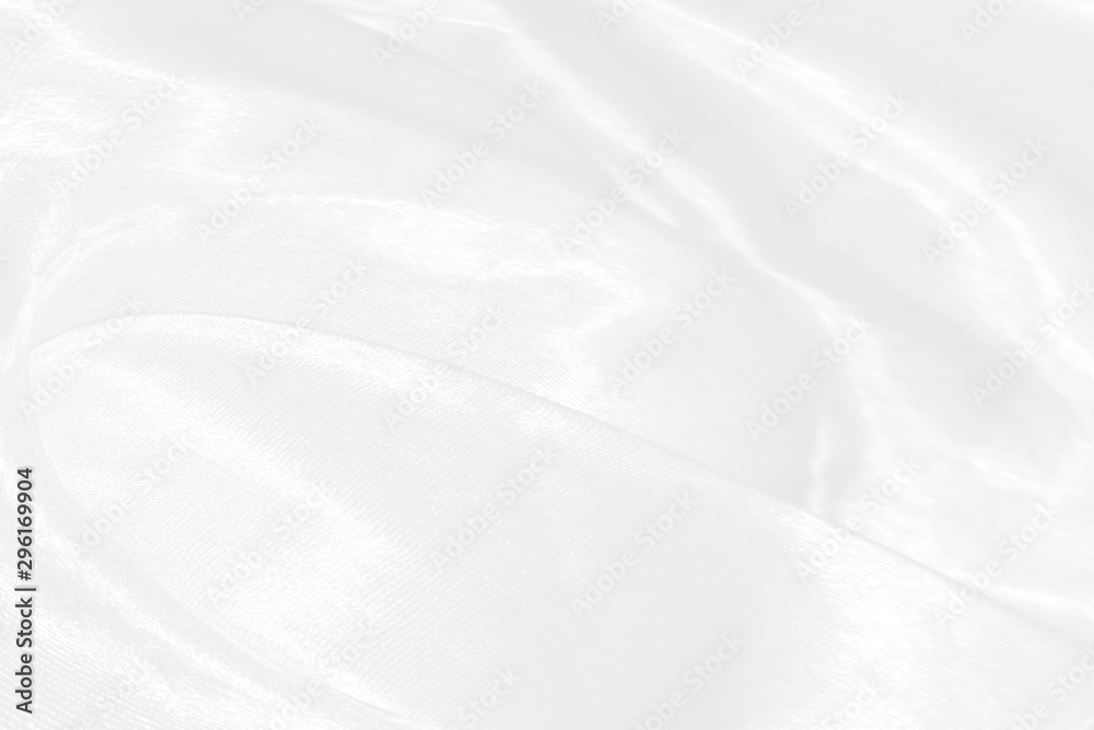 Obraz premium soft silk light fabric abstract white background