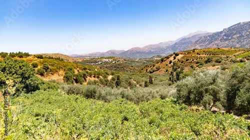 landscape in the Crete mountains