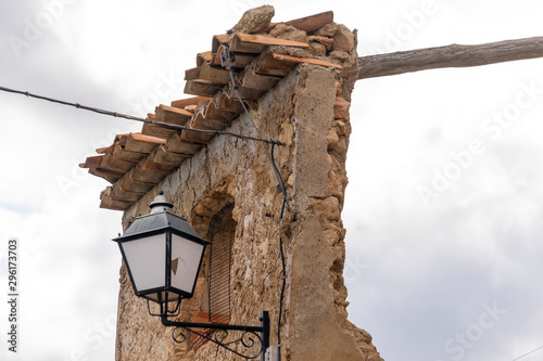 old house with roof