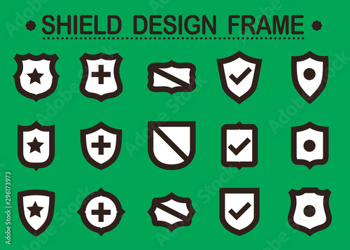 シールド　アイコン　セット