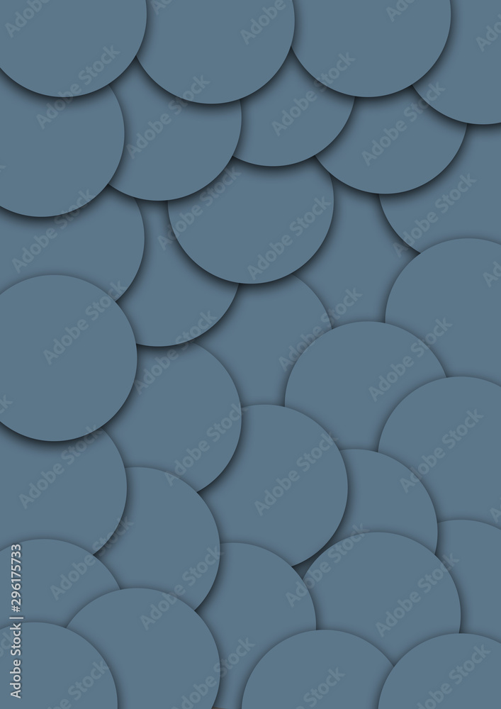 Fototapeta premium abstract background with blue circles