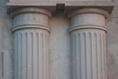 Greek style columns