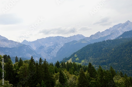 Bavarian Alps view in Germany