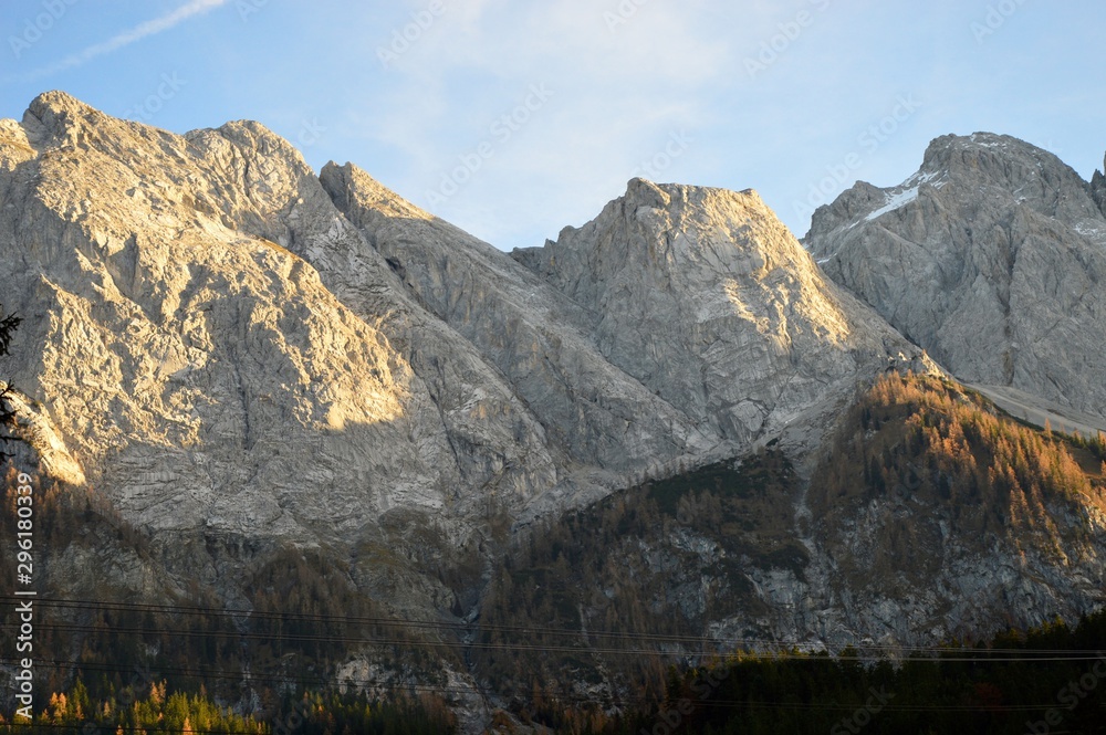 Mountain landscape in Bavarian Alps