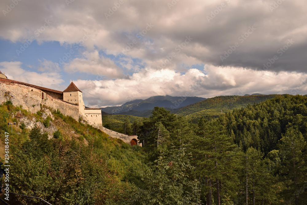 Castle surrounded by the forest in Rumania Castle surrounded by the forest in Rumania
