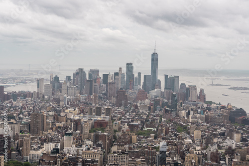 New York  New York  USA skyline  view from the Empire State building in Manhattan  architecture photography