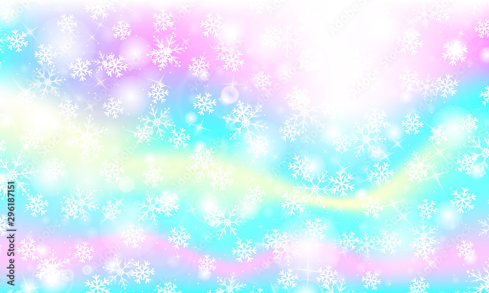 Falling snow background. Vector illustration