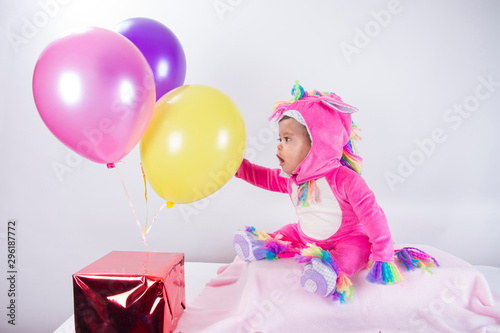 baby dressed as a pony 