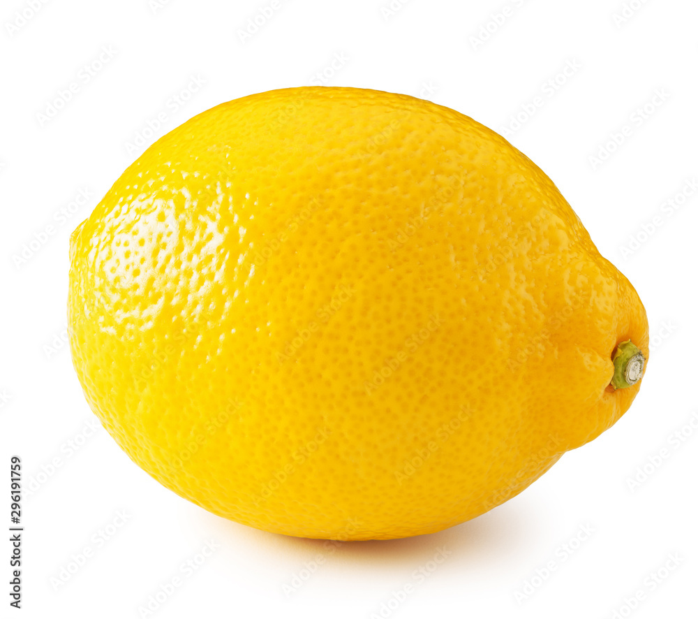 Lemon isolated on white
