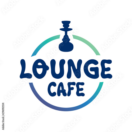 Vector logo lounge cafe, leisure and entertainment