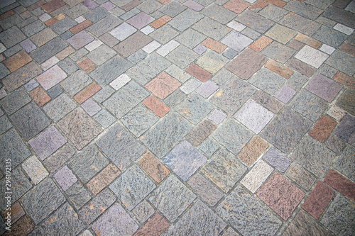 Background from paving stones  irregular natural stones