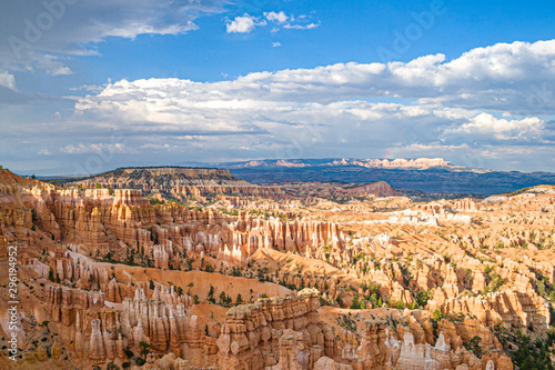 scenic Bryce canyon with dramatic sky