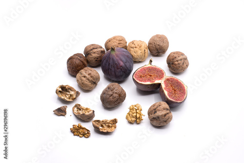 Nuts and fresh figs autumn fruit fresh fruit dessert 2