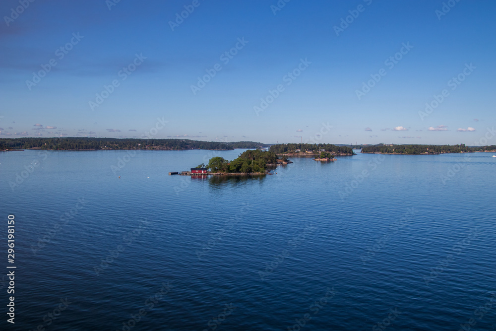 The Stockholm archipelago in Sweden.