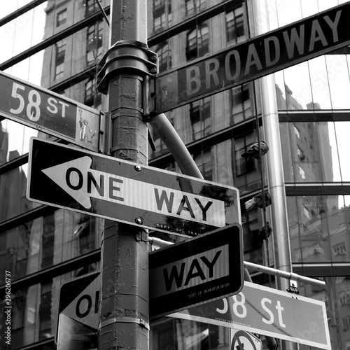 Street sign in New York City