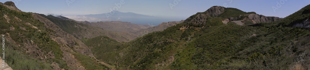 Teide desde el Mirador del Roque de Agando, La Gomera, Santa Cruz de Tenerife, Islas Canarias, España