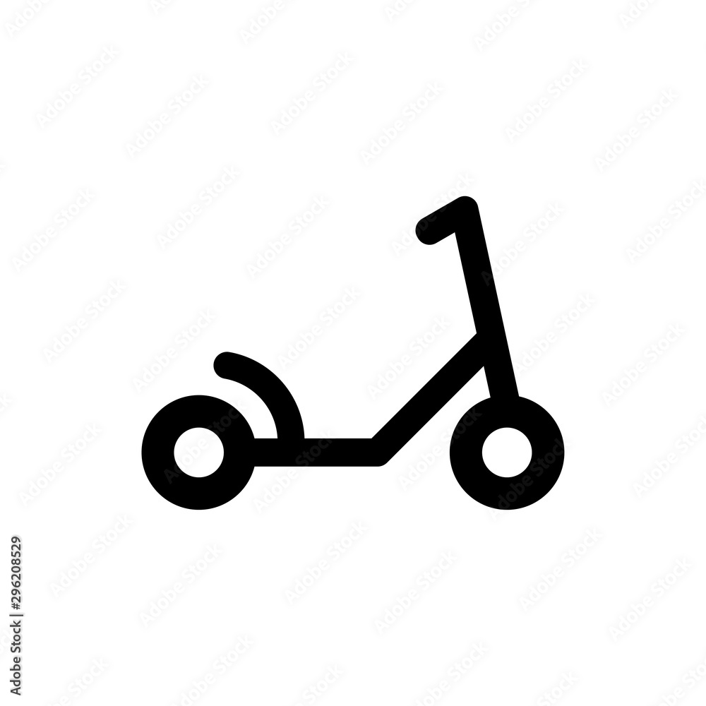 Scooter icon for web and mobile