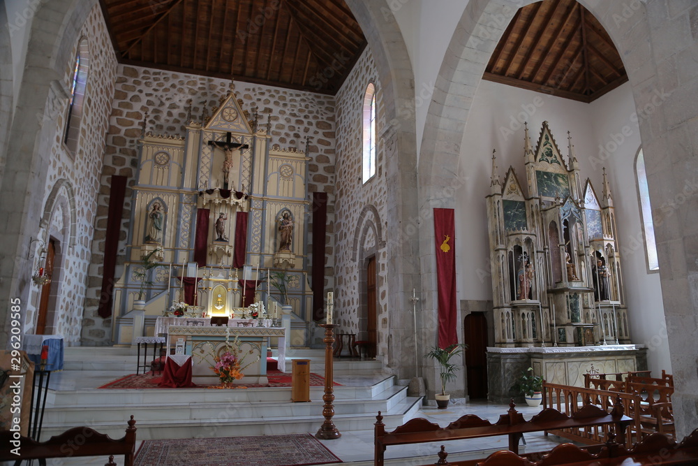 Iglesia de San Juan Bautista, Vallehermoso, La Gomera, Santa Cruz de Tenerife, Islas Canarias, España