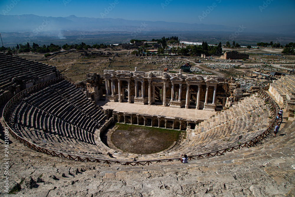 The ancient city of Hierapolis and the sources of Pamukkale