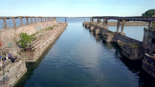 Wallpaper Mural The wreckage walls of the rare base in the Gulf of Finland in Estonia bay Torontodigital.ca
