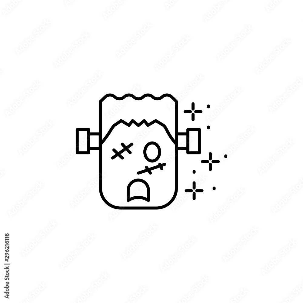 Monitor, graduate hat, play, video icon. Simple line, outline vector of horror icons for ui and ux, website or mobile application Monitor, graduate hat, play, video icon. Simple line, outline vector of horror icons for ui and ux, website or mobile application