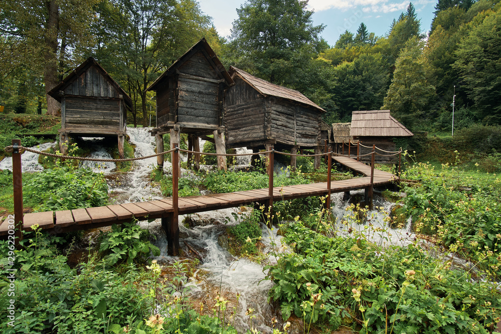 watermills near town Jajce Bosnia and Hercegovina watermills near town Jajce Bosnia and Hercegovina