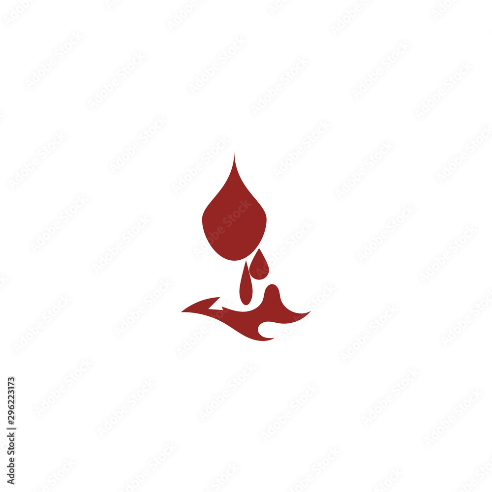 Blood logo template vector icon illustration Blood logo template vector icon illustration