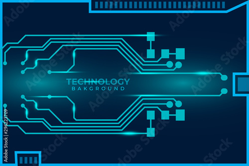 Abstract futuristic digital technology background. Circuit board design background. Vector illustration eps 10.