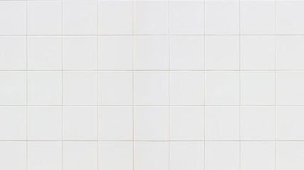 White tile wall texture for the decoration of the bedroom .