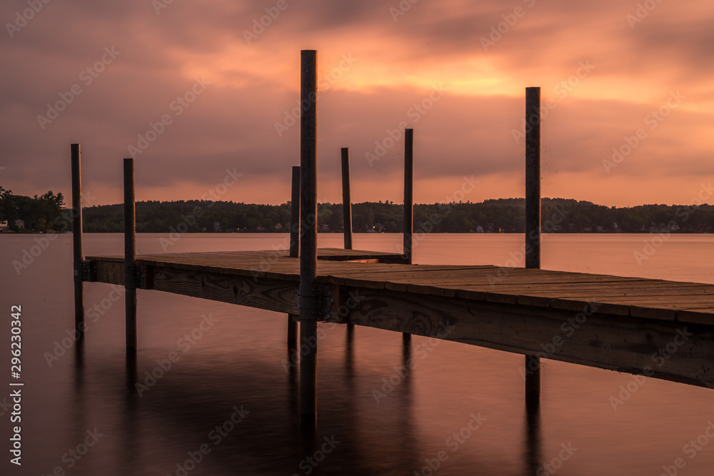 Dock sunset