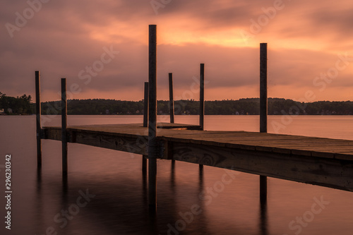 Dock sunset