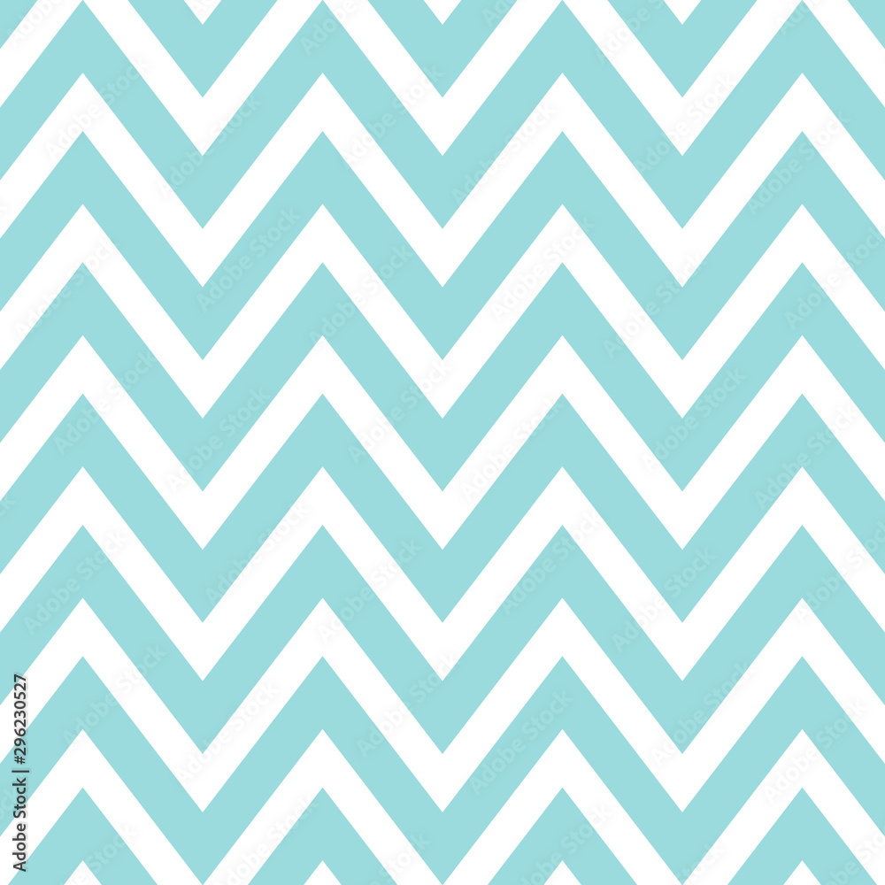Tile chevron pattern with pastel blue and white zig zag background Tile chevron pattern with pastel blue and white zig zag background