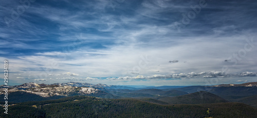 Alpine Peaks and Valleys in the Rocky Mountain National Park, Colorado