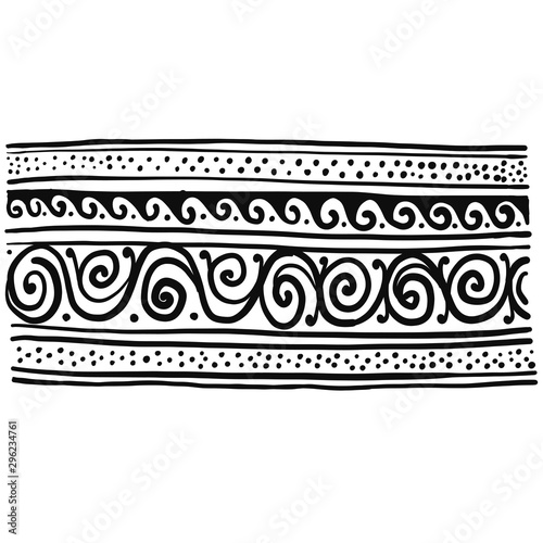 Abstract vintage border, background for your design