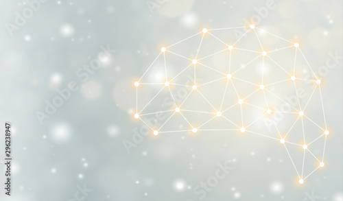 Konstfotografi brain power background