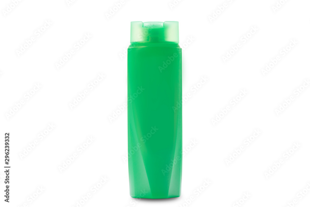 Green empty plastic bottles isolated on white background with clipping path. Green empty plastic bottles isolated on white background with clipping path.